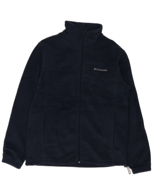COLUMBIA Fleecejakke til mænd UK 40 Large Navy Blue
