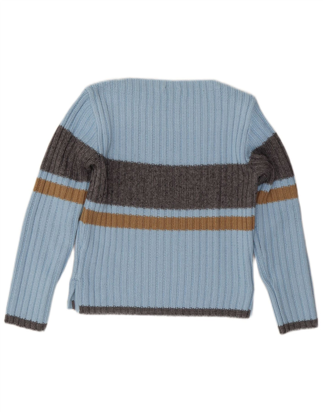 Max & Co. Dame Boat Neck Jumper Sweater UK 10 Small Blue Colourblock