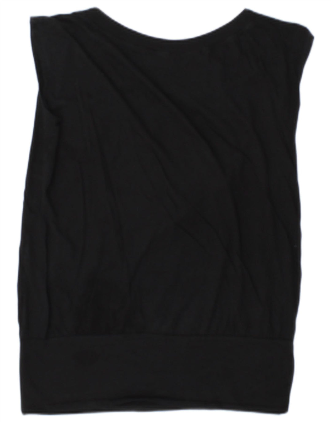 Elisabetta Franchi Dame Grafisk Vest Top IT 42 Medium Sort