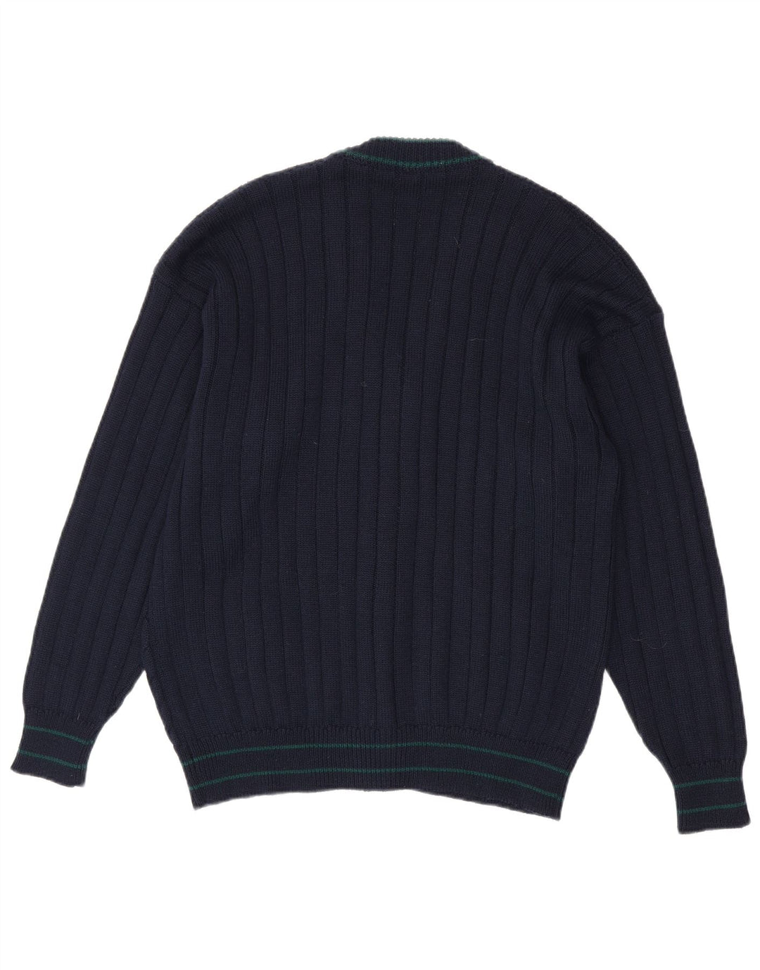 Vintage cardigan sweater til mænd mellem marineblå
