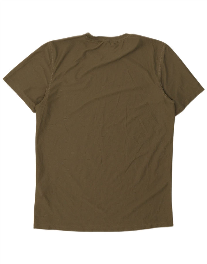 Adidas Herre T-Shirt Top Lille Khaki Polyester
