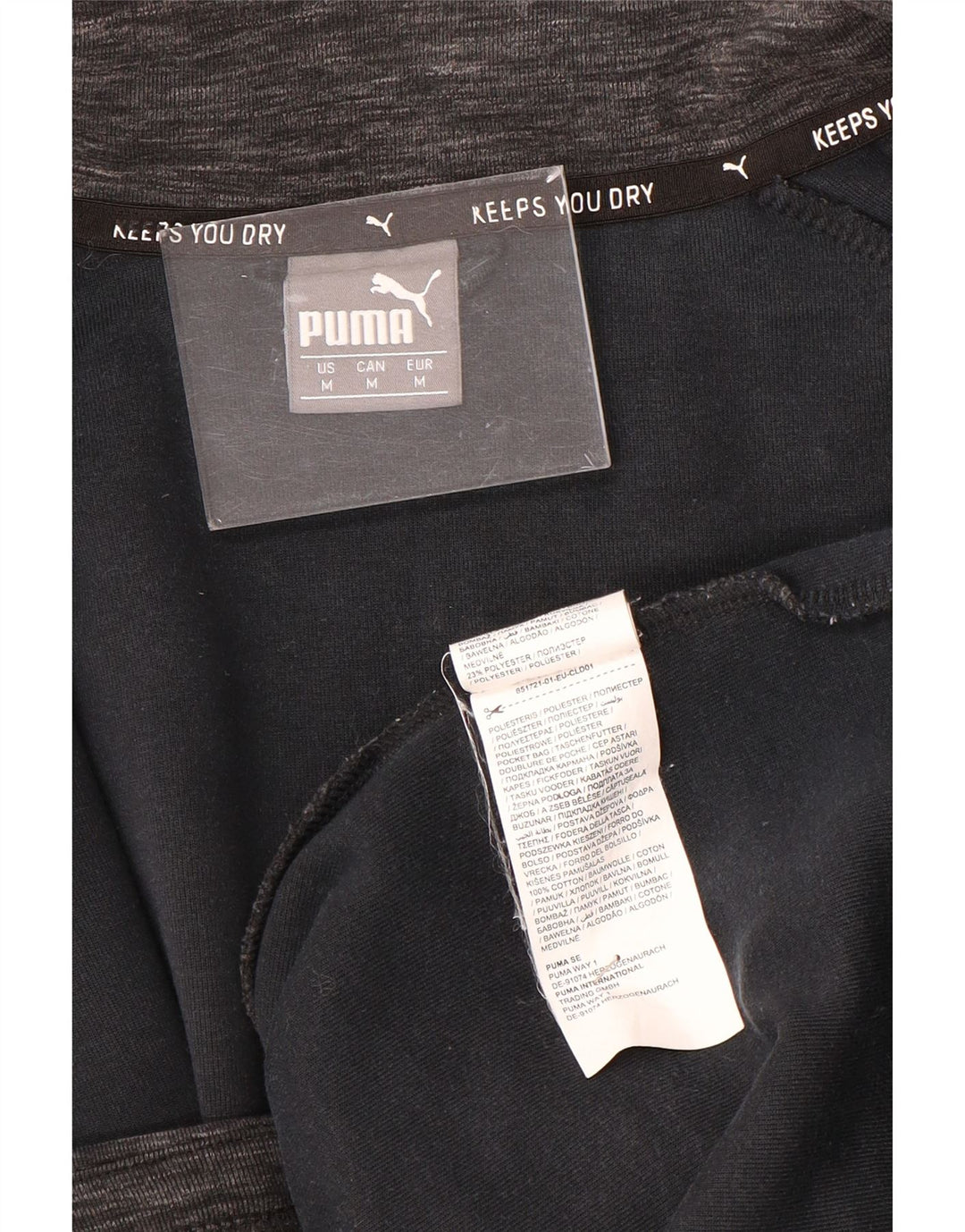 PUMA Træningsdragt til mænd Topjakke Medium Grå Colourblock Bomuld