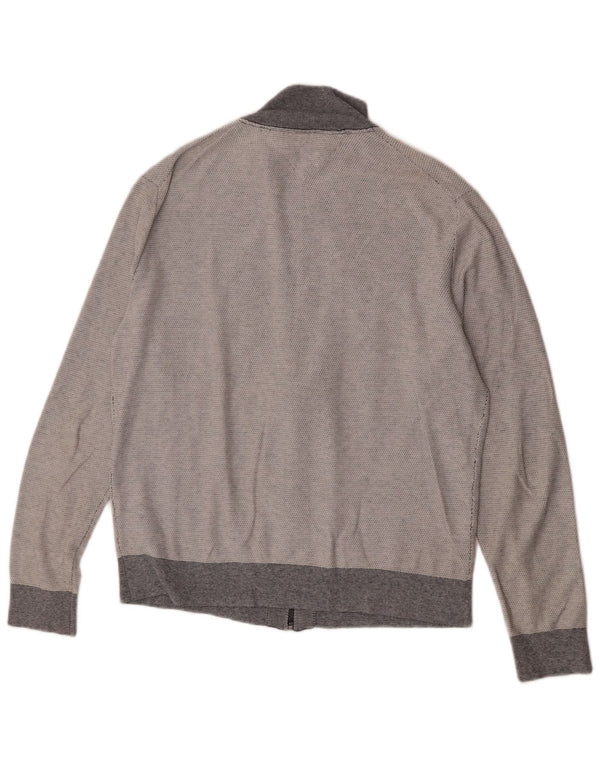 Tommy Hilfiger Herre Cardigan Sweater 2XL Grå Colourblock Bomuld