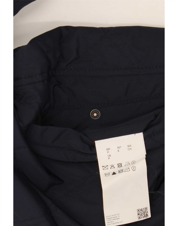Hugo Boss Herre vendbar jakke UK 36 Lille sort polyamid