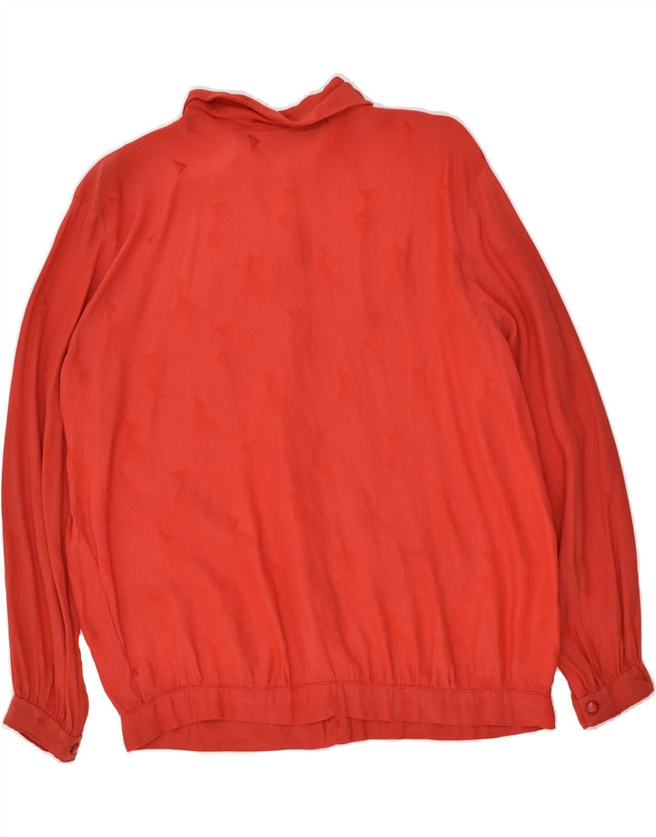 VINTAGE Womens Shirt Blouse UK 16 Large Red | Vintage Vintage | Thrift | Second-Hand Vintage | Used Clothing | Messina Hembry 