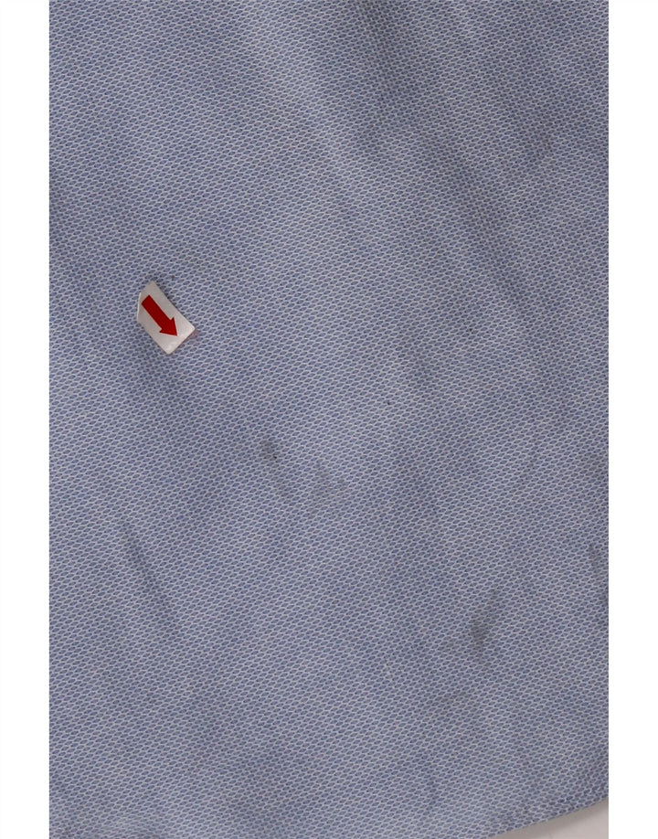 ZARA Slim Fit skjorte til mænd, stor blå bomuld