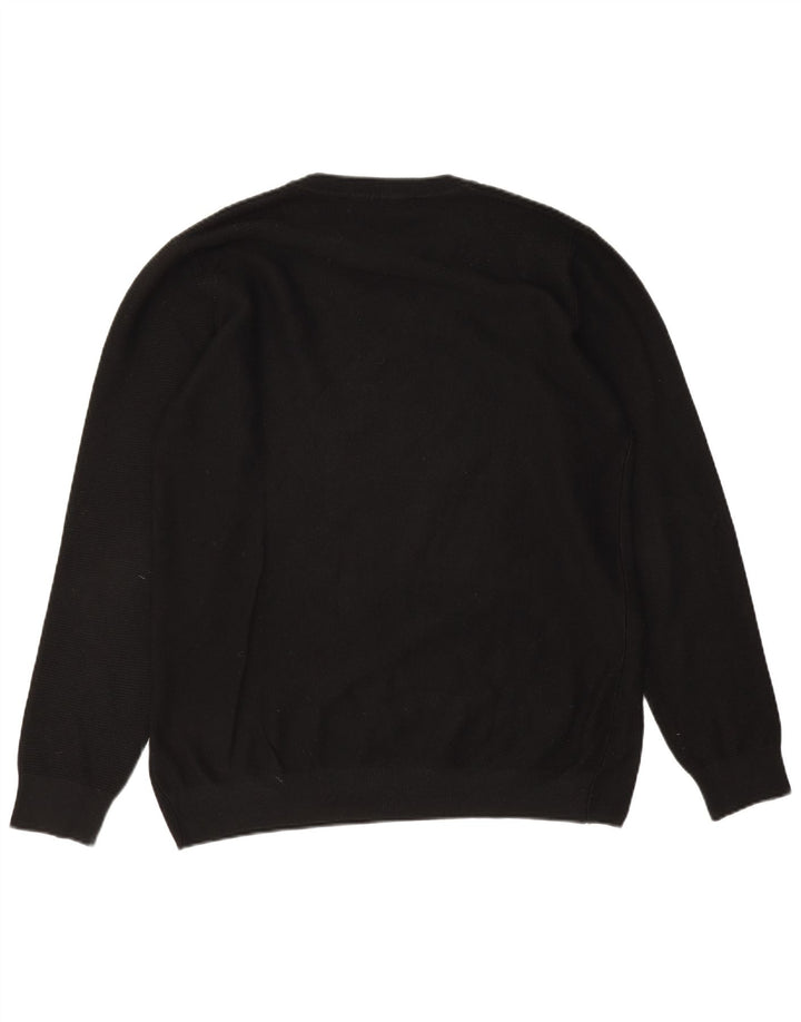 Liu Jo Herre sweater med rund hals XL sort viskose