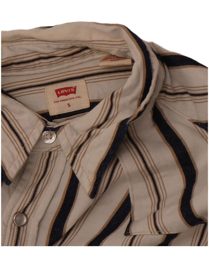 LEVI'S Flannelskjorte til mænd Lille hvid stribet