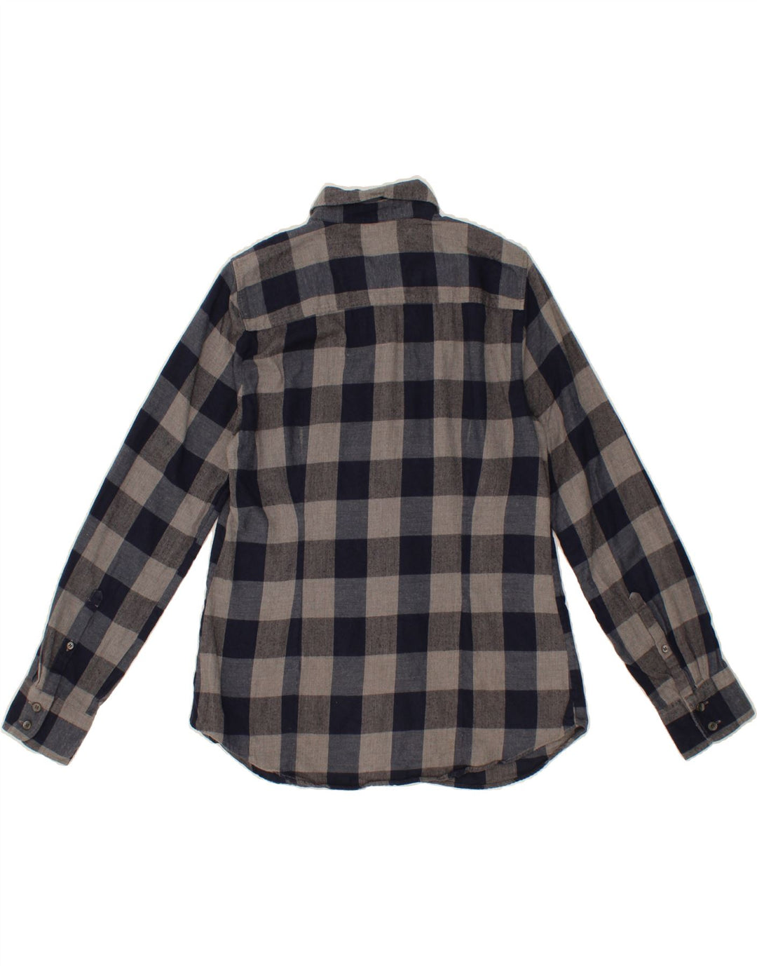J. CREW Womens Shirt UK 14 Medium Grey Check Vintage J. Crew and Second-Hand J. Crew from Messina Hembry 