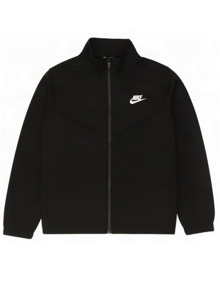 Nike drenge grafisk træningsdragt topjakke 12-13 år stor sort polyester