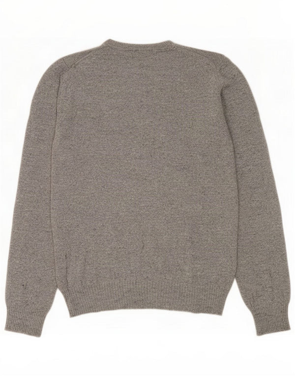 Zara sweater med rund hals til mænd Medium Grå Viscose