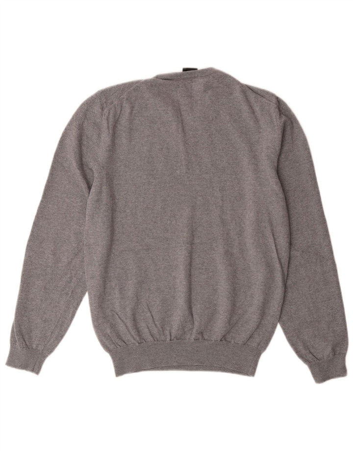 HUGO BOSS Dame V-hals sweater UK 10 Small Grå