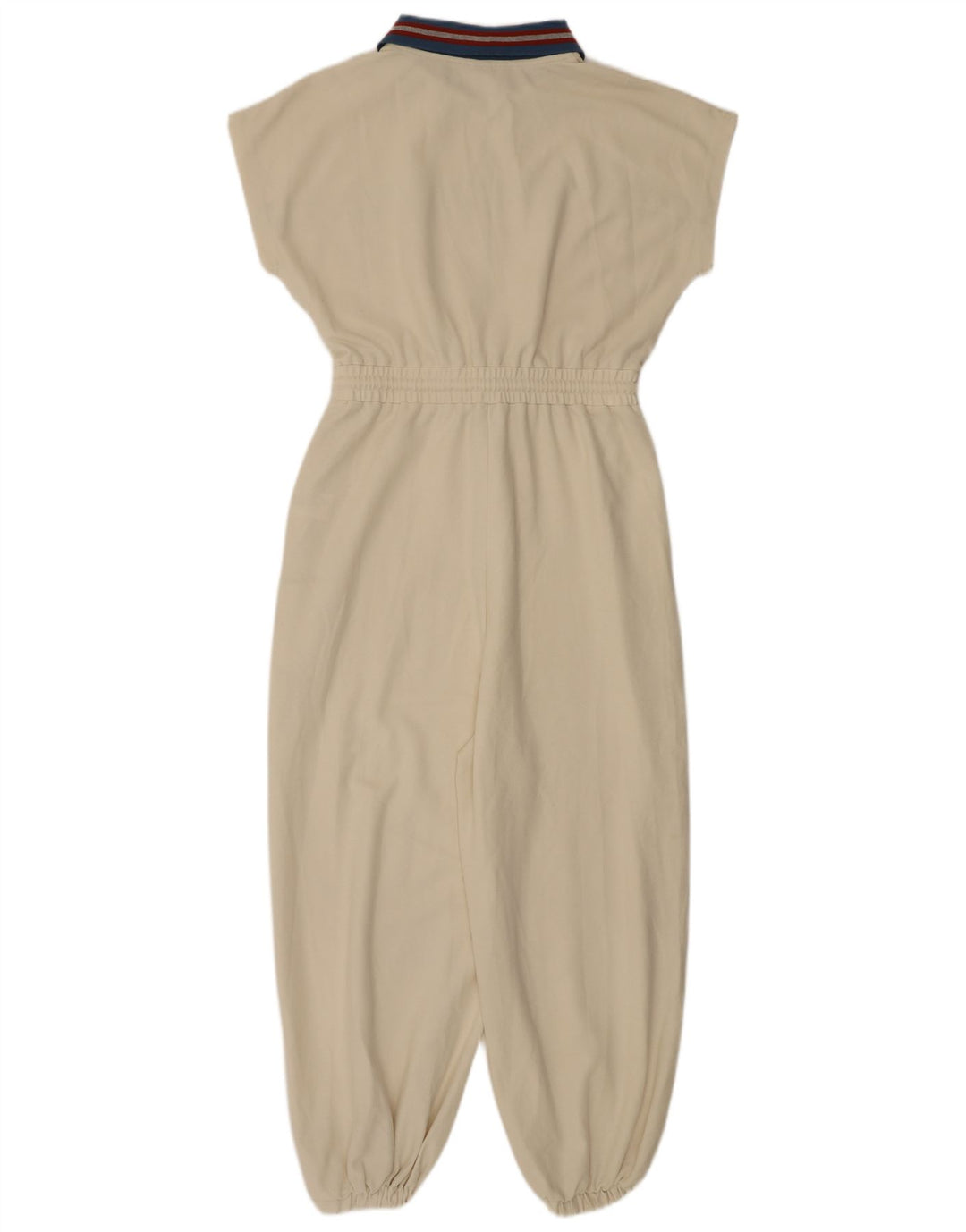Cider Dame Jumpsuit UK 10 Small White Colourblock Bomuld