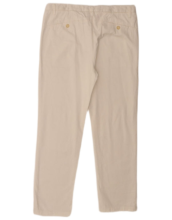 Zara Lige Chinobukser til kvinder EU 40 Medium W30 L28 Hvid