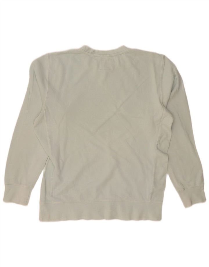 AMERICAN EAGLE Herre Grafisk Sweatshirt Jumper Medium Blå Bomuld