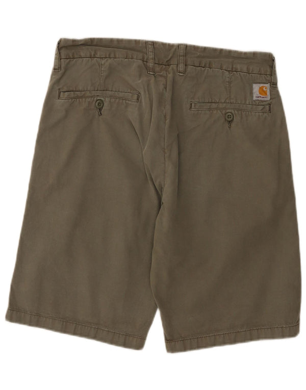 Carhartt Herre Wip Chino Shorts W31 Medium Khaki Bomuld