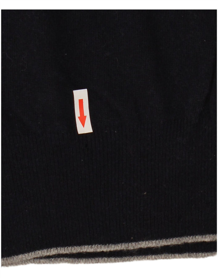 Henri Lloyd Herre V-hals sweater Medium Sort Uld