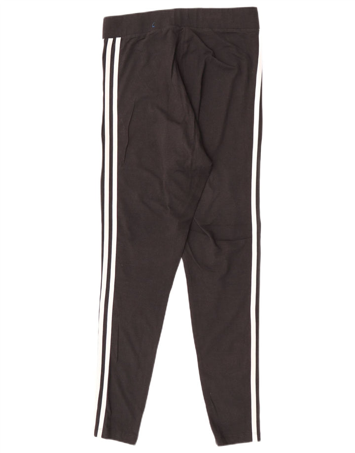 Adidas Dame Leggings UK 14 Large Black Bomuld