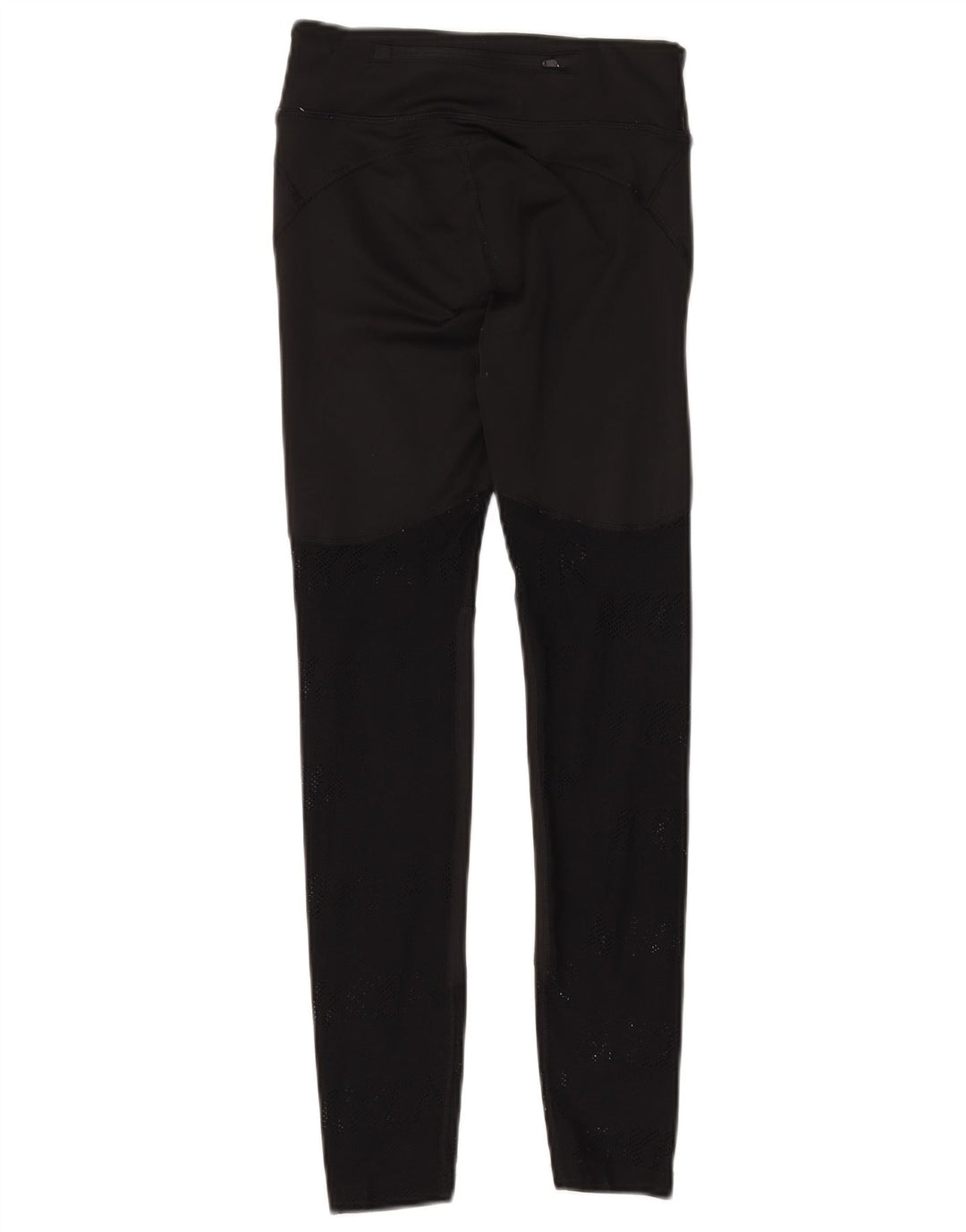 Nike Kvinders Dri Fit Grafik Leggings UK 4 XS Sort Polyester