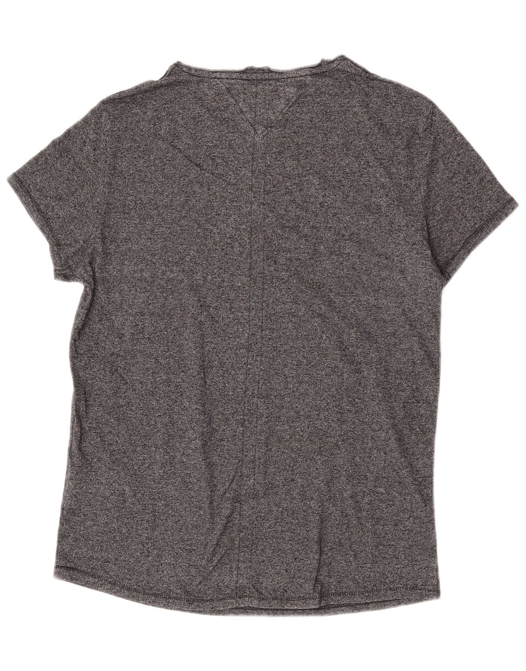 Tommy Hilfiger Dame T-Shirt Top UK 14 Medium Grå Bomuld