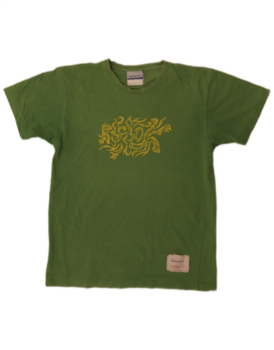 Reebok Herre grafisk T-shirt Top Lille grøn bomuld