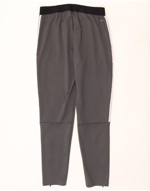 Adidas Herre Climalite træningsdragt bukser UK 44/46 Large Grey Colourblock