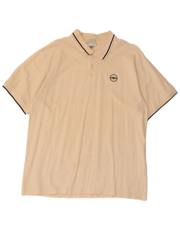 Umbro Herre Polo Shirt XL Beige Bomuld
