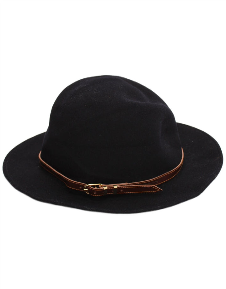P.G.Field Fedora Hat til mænd Stor marineblå uld