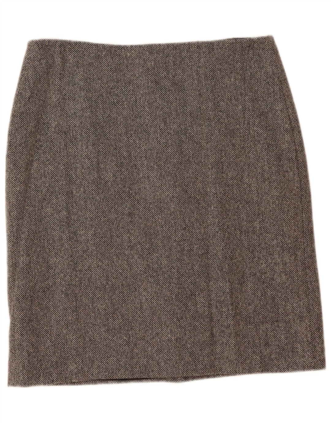 Hobbs lige nederdel til kvinder UK 16 Large W35 Grey Wool