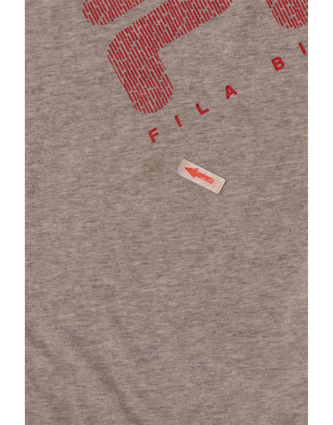 Fila Herre Grafisk T-Shirt Top Medium Grå