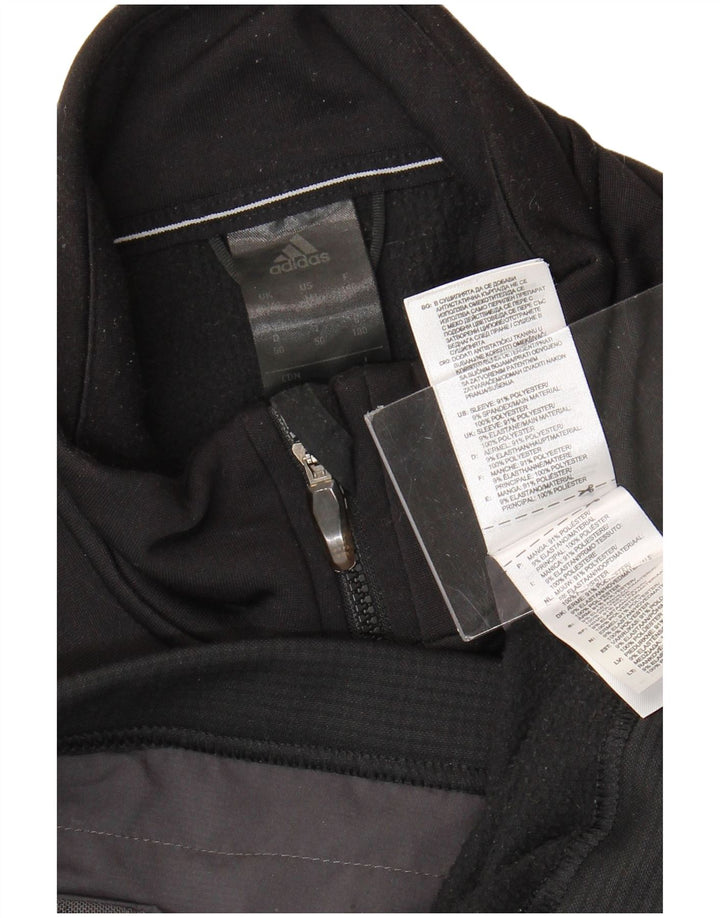 Adidas Træningsdragt til mænd Topjakke UK 40/42 Medium Sort Polyester