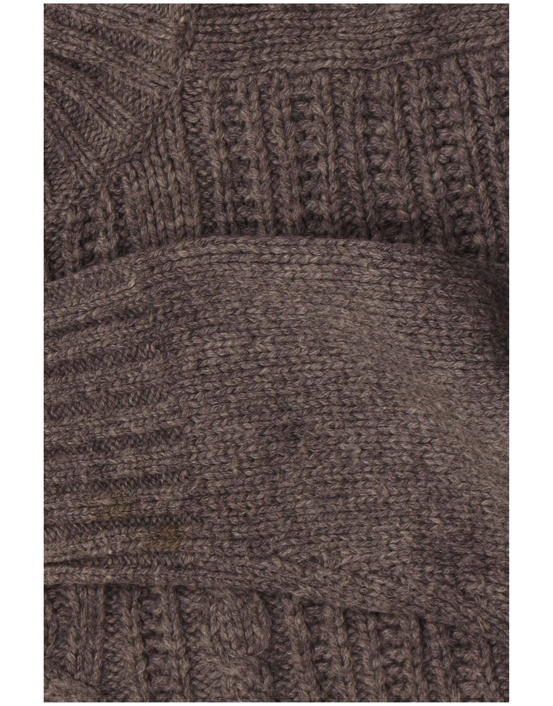 Marks & Spencer Herre Autograph Button Neck Jumper Sweater Large Grå