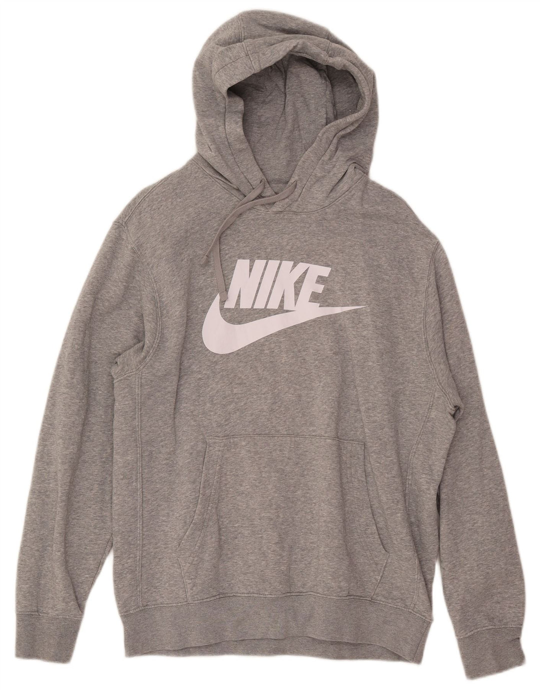 Nike grafisk hættetrøje til mænd mellemgrå bomuld
