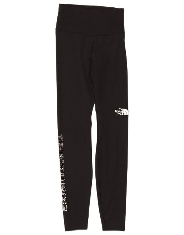 The North Face Womens Grafiske Leggings UK 10 Small Black Polyester