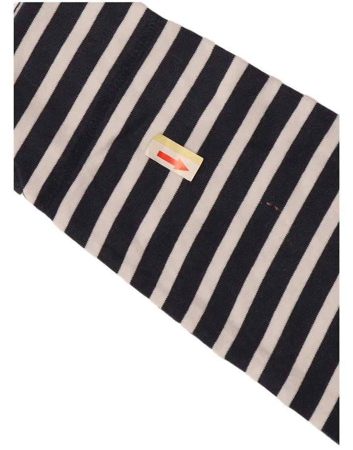 Besætningstøj Dame Loose Fit Sweatshirt Jumper UK 10 Small Blue Nautical