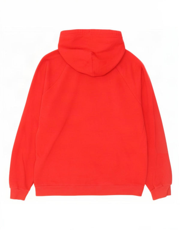 Under Armour Herre Loose Fit Hoodie Jumper Large Rød Bomuld