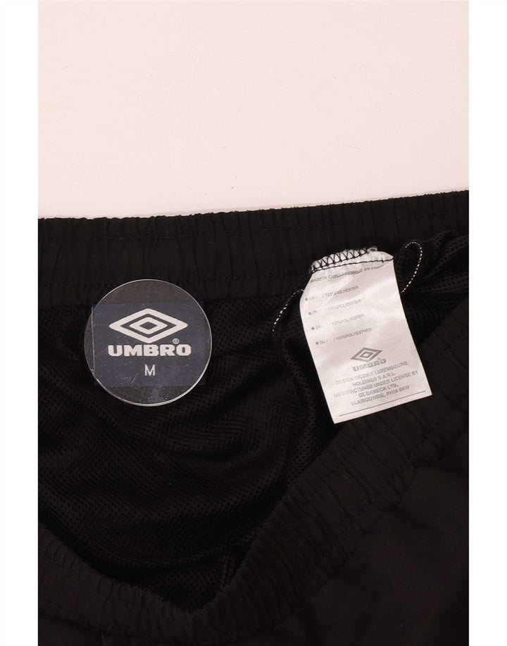 Umbro Herre grafiske sportsshorts Medium Sort Colourblock Polyester