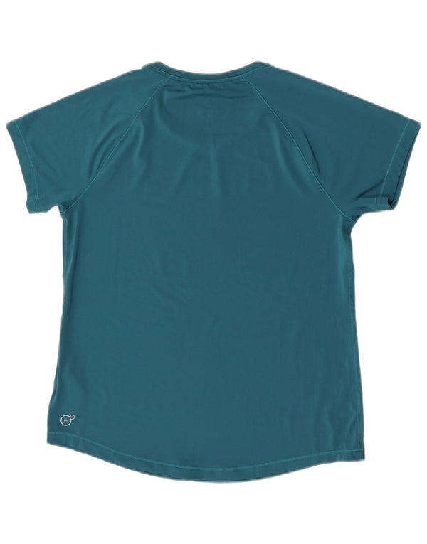 Puma Dame T-Shirt Top UK 16 Stor Grøn Polyester