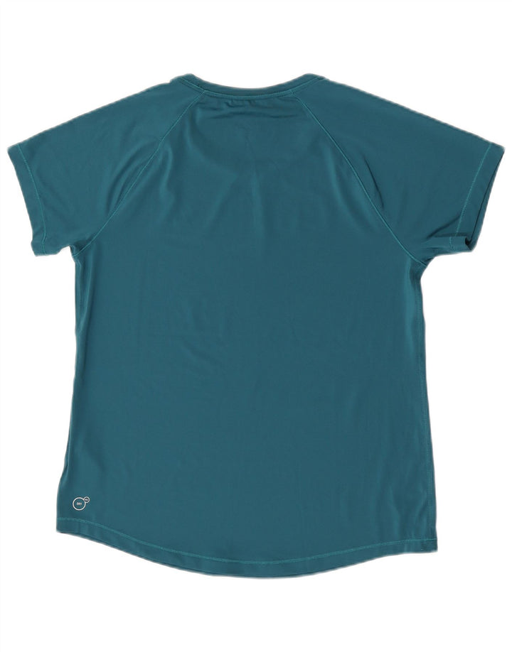 Puma Dame T-Shirt Top UK 16 Stor Grøn Polyester