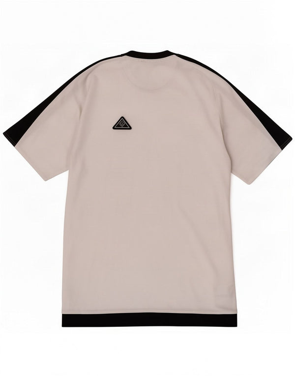 Adidas Herre Climalite T-Shirt Top Lille hvid Colourblock Polyester