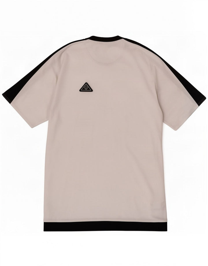 Adidas Herre Climalite T-Shirt Top Lille hvid Colourblock Polyester