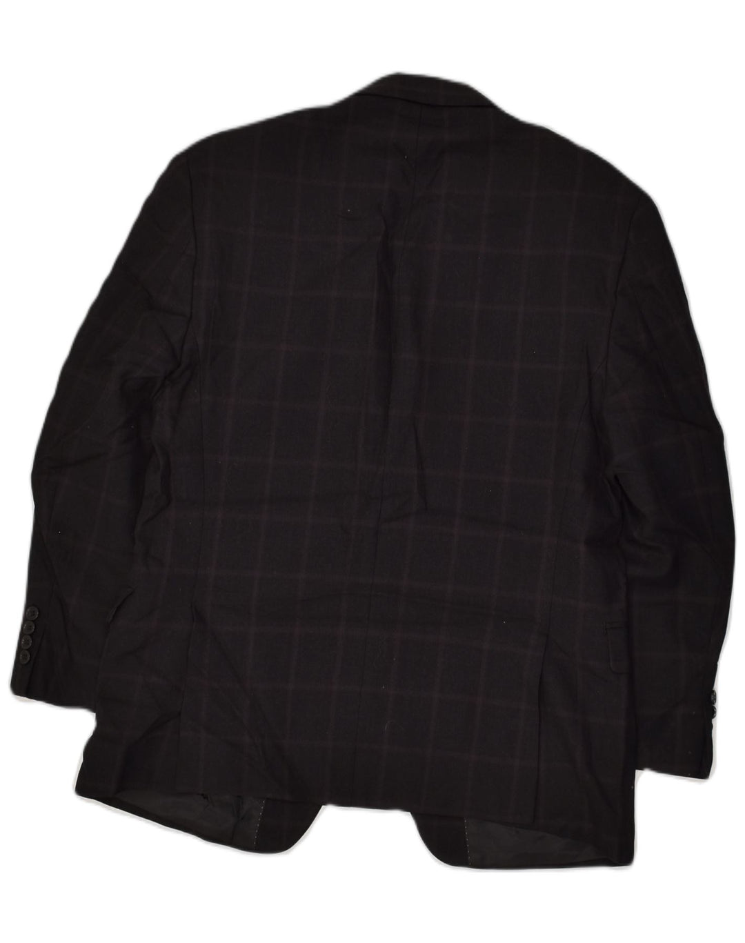 MICHAEL KORS Mens 2 Button Blazer Jacket UK 38 Medium Black Check Wool | Vintage Michael Kors | Thrift | Second-Hand Michael Kors | Used Clothing | Messina Hembry 