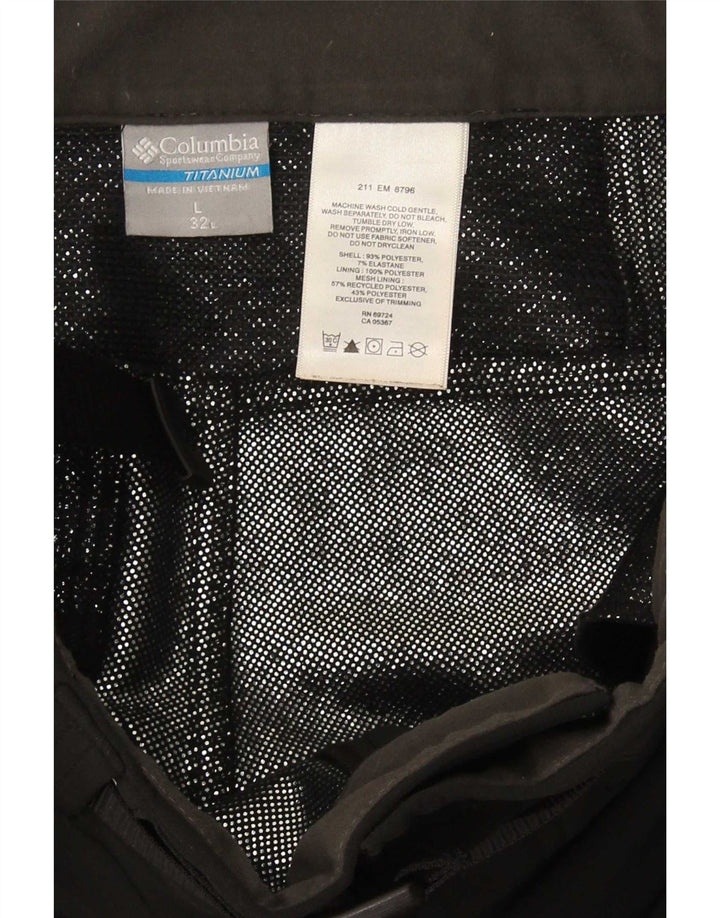 Columbia herre titanium skibukser store sorte polyester