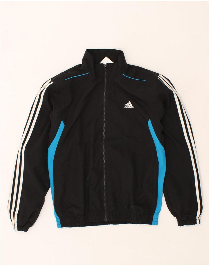 ADIDAS Grafisk træningsdragt jakke til mænd Lille sort Colourblock Polyester