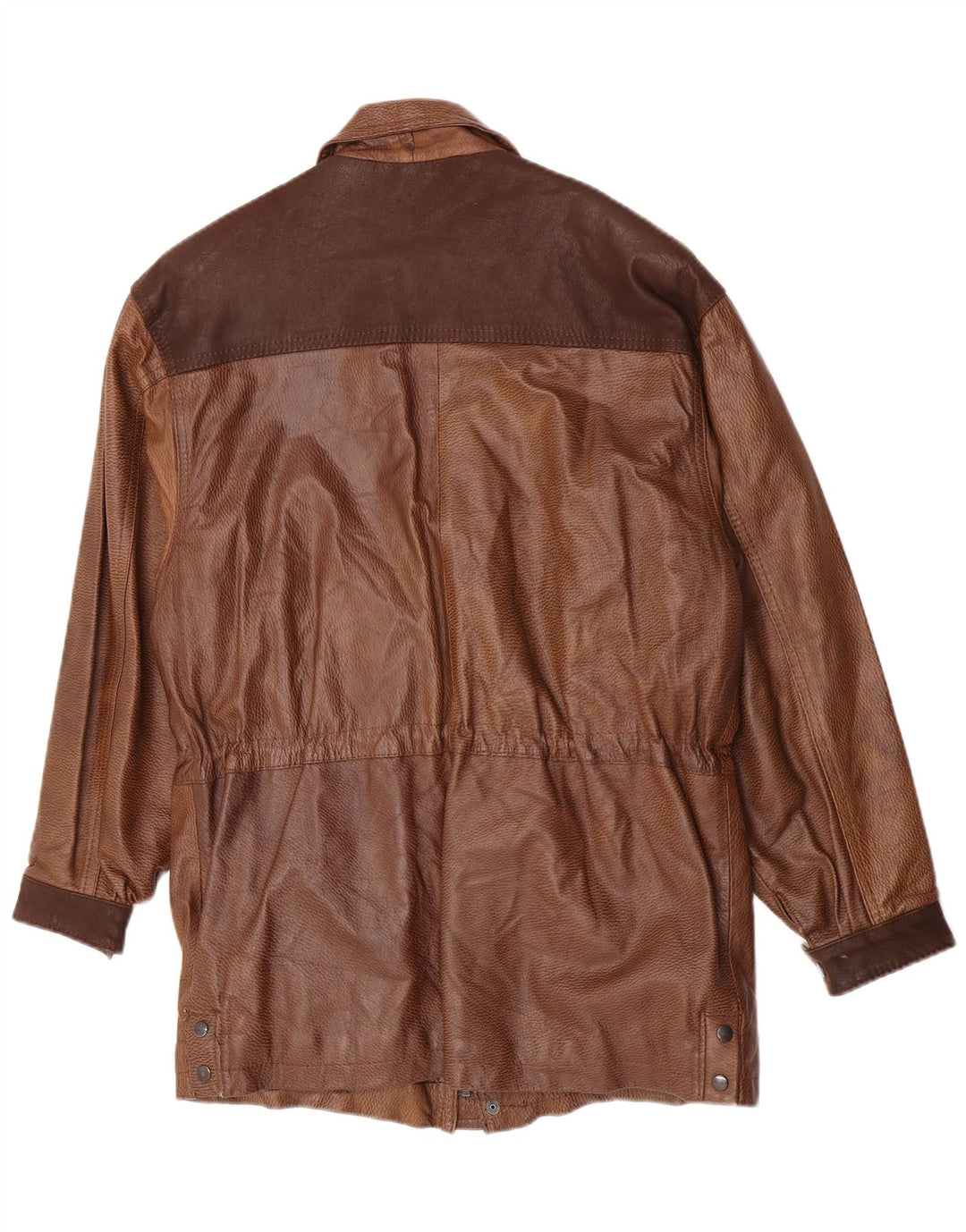 Vintage herre læderfrakke UK 40 Large Brown
