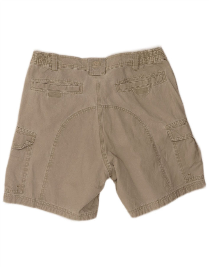 Timberland Herre Cargo Shorts W34 Large Beige Bomuld
