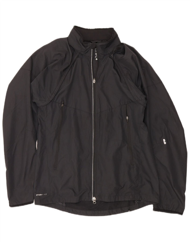 Nike Herre Storm-Fit træningsdragt Topjakke UK 38/40 Medium Sort Polyester