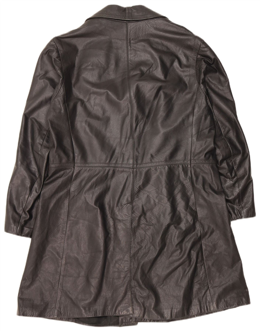 Vintage Læderfrakke til mænd UK 40 Stor sort læder