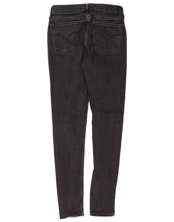 LEVI'S Womens 710 Super Skinny Jeans W30 L30 Grey Cotton