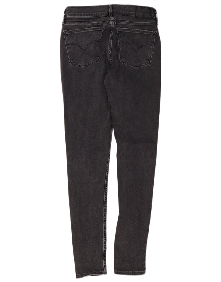 LEVI'S Dame 710 Super Skinny Jeans W30 L30 Grå Bomuld